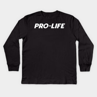 Pro-Life Kids Long Sleeve T-Shirt